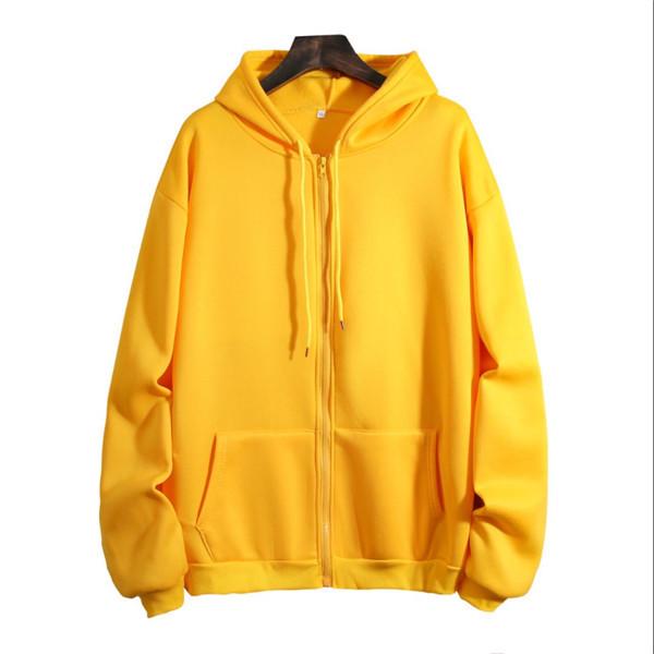 Men's and Women's Zipper Hoodie - 2025 Autumn/Winter Long Sleeve Loose Fit with Plus Velvet