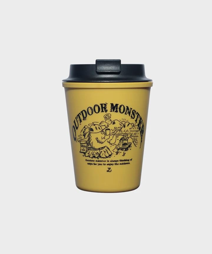 RIVERS Wall Mug Sleek Unplugged ODM Mustard & Micro Coffee Dripper 2 Tan, Outdoor Use, Easy Dripper Set