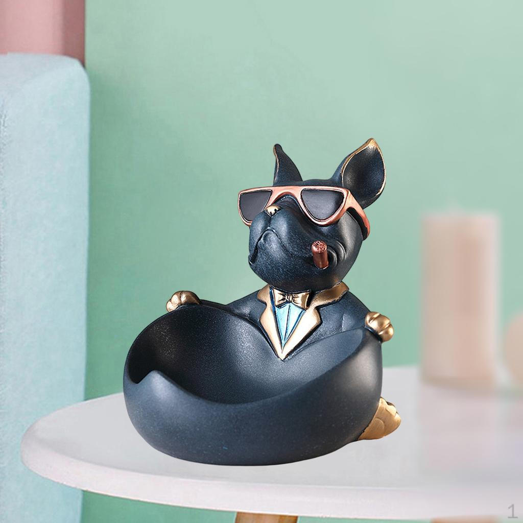 

Статуя, модная фигурка, ящик для хранения ключей, украшение, декоративная скульптура из смолы, лоток, контейнер для дома синий