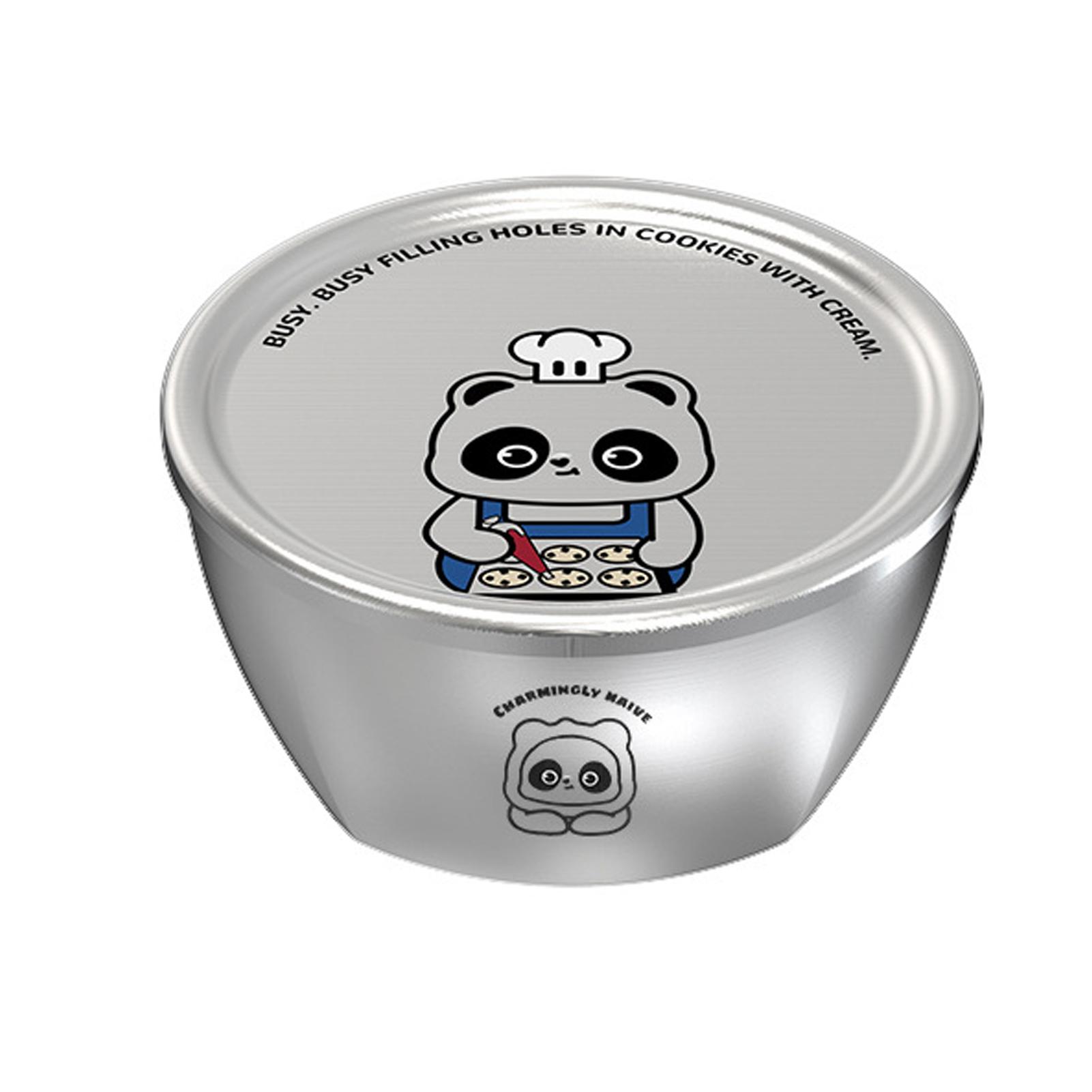 Миска из нержавеющей стали 304, утолщенная, домашняя, детская, противоударная, защищающая от ожогов, детская суповая миска с крышкой, мультяшная, детсадовская посуда