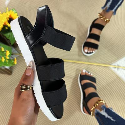 Neuer Stil Europäische Strand-Damen-Sandalen mit dicker Sohle