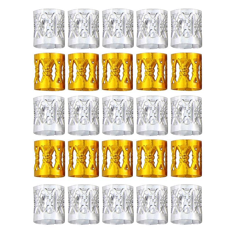 100 Teile/satz Tragbare Flechten Haar Verlängerung Zubehör Universal Haar Geflecht Dreadlock Perlen