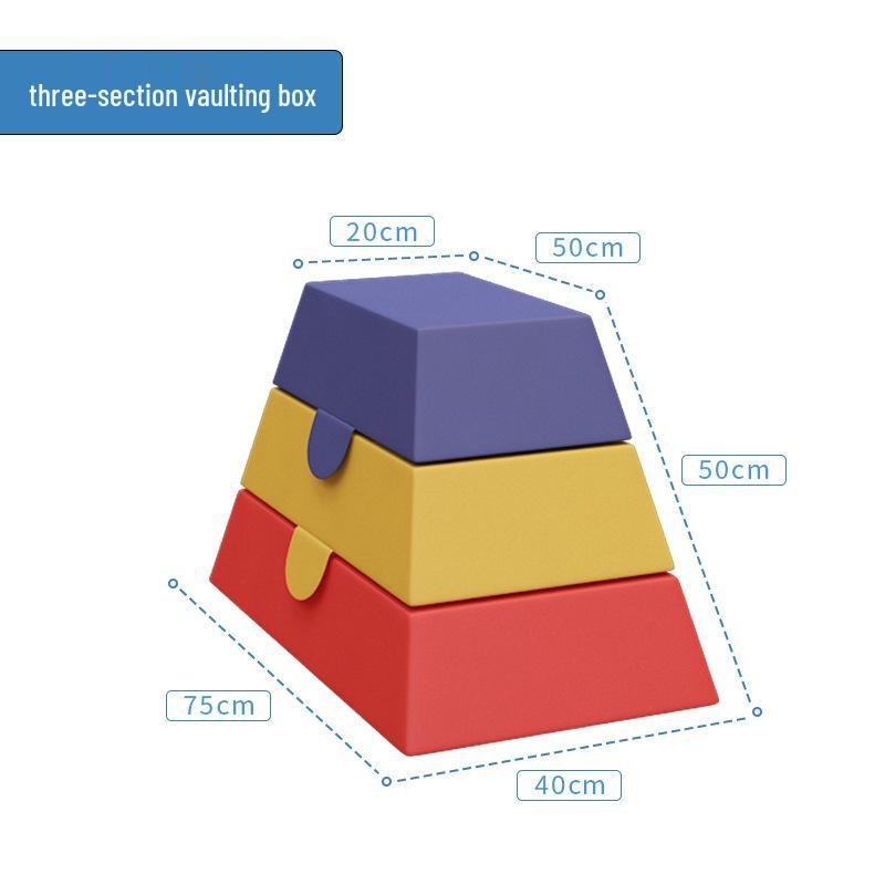 Children's Soft Pommel Vaulting Box for Sensory Integration and Physical Training