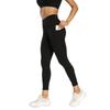 European & American Athletic Yoga Leggings with Pockets - High-Waisted, Hip-Lifting, Ideal for Fitness & Running.