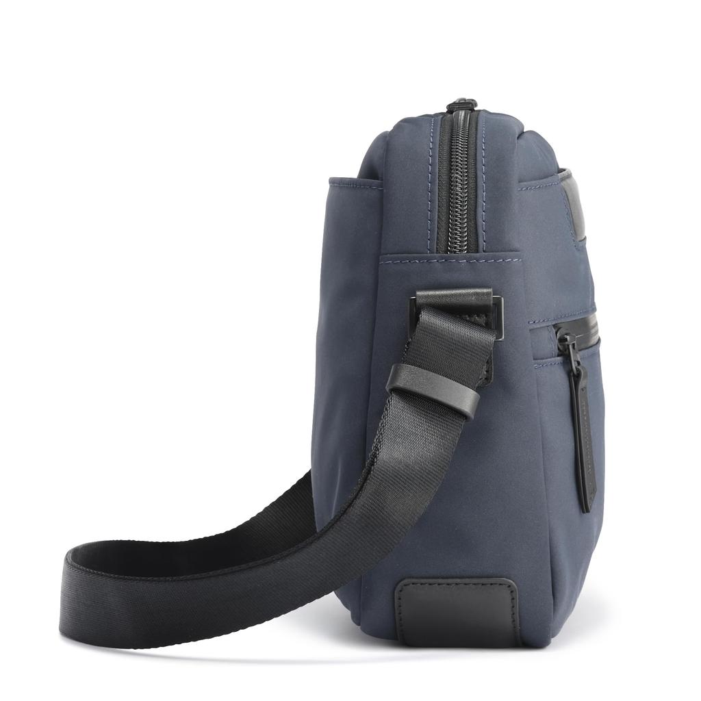 Zero Halliburton Cipher Quiet Shoulder Bag, Fits 10.1-inch Tablets, 5L Capacity, 450g, No. 81531, Men's, Navy