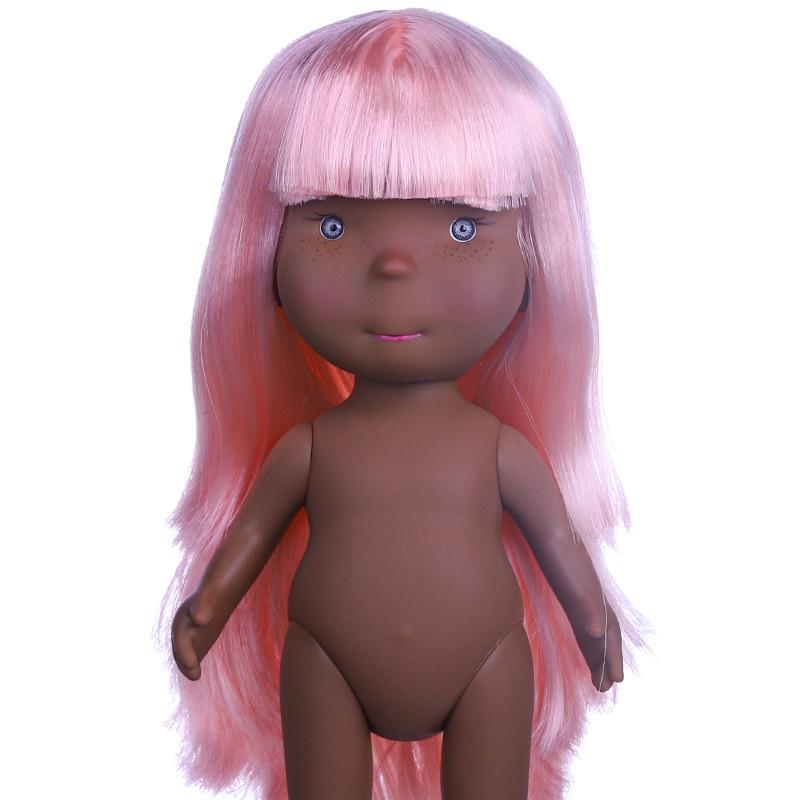 New Mia 24Cm Vinyl Naked Dolls With Movable Joints Waldorf Diy Custom Play Dolls For Kids Pretend Play Handmade Craft Toys