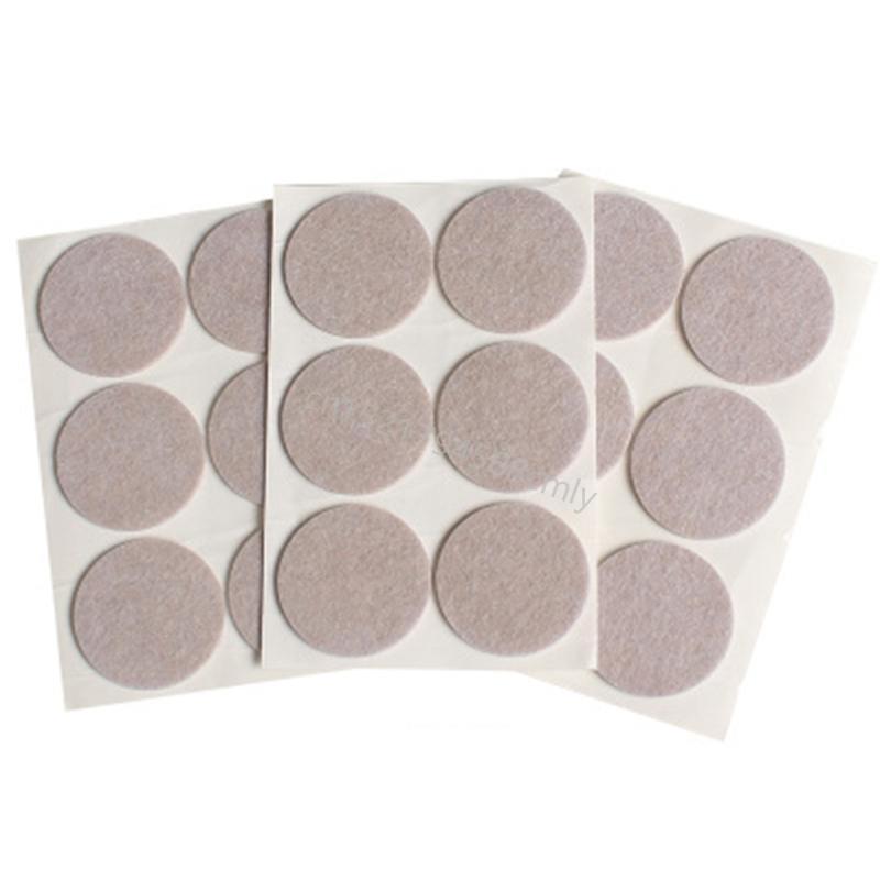 72Pcs Felt Chair Leg Pad Adhesive Floor Scratch and Noise Reducers 6XDE
