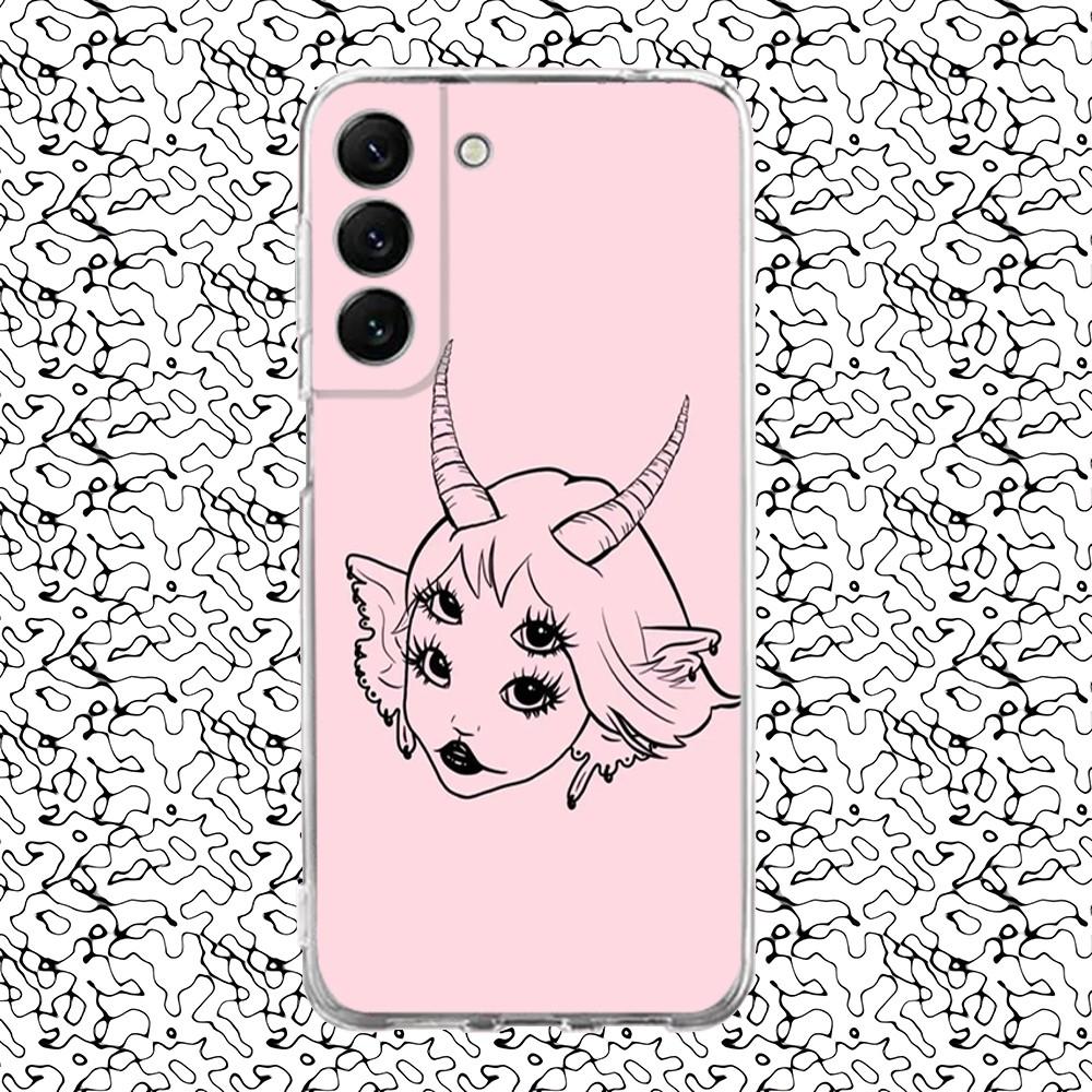 Singer Melanie Martinez Portals Phone Case Silicone For Samsung S30,S23,21,22,20 Ultra,S20 FE lite,S10,9,PIus Note20ultra Clear