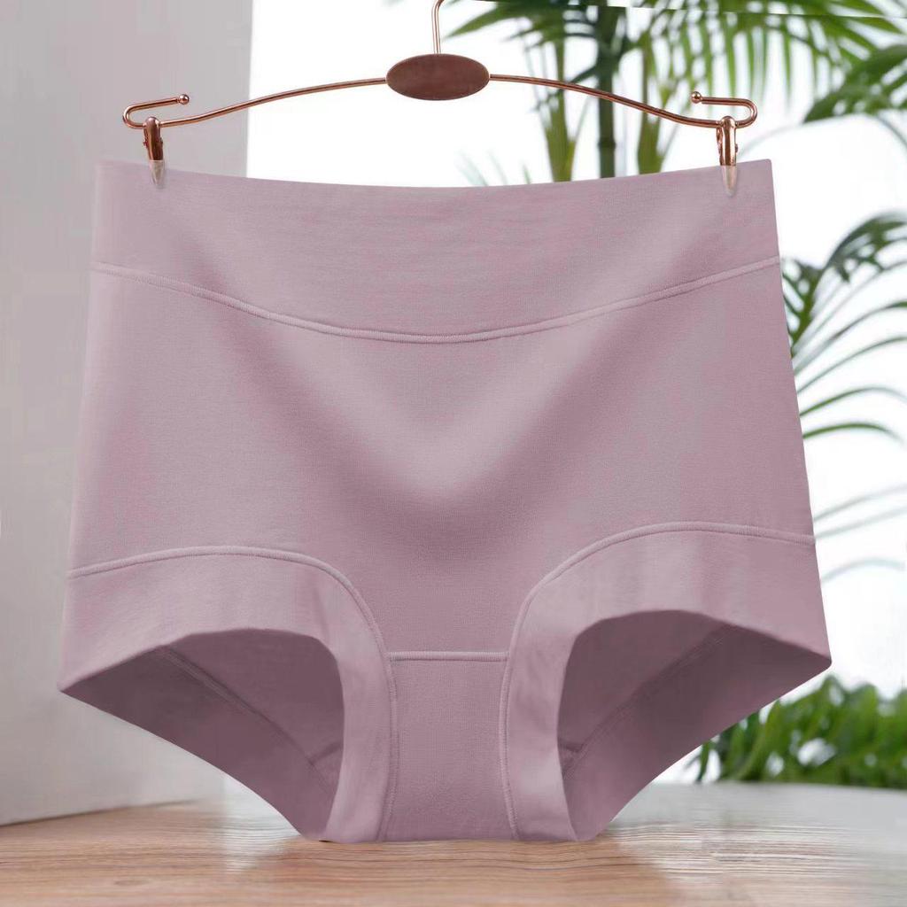 Modal Women's High-Waisted Antibacterial Seamless Tummy Control Boxer Briefs - Comfortable, Breathable Underwear