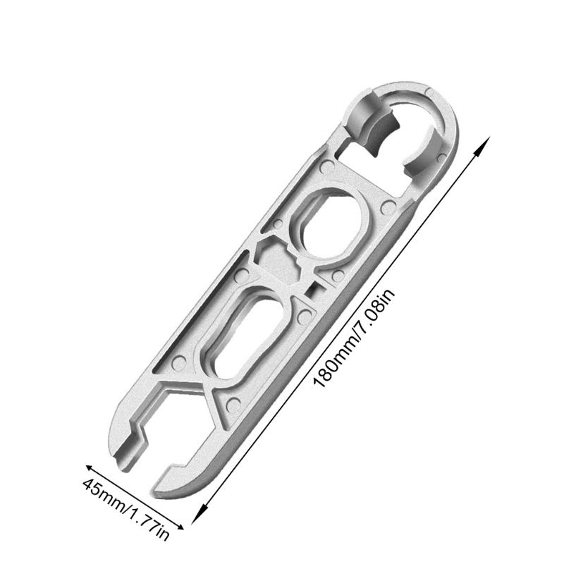 Easy to Use Aluminum Alloy Water Faucet Installation Wrench with 16 Functions for Multiple Pipe Size Quality Design