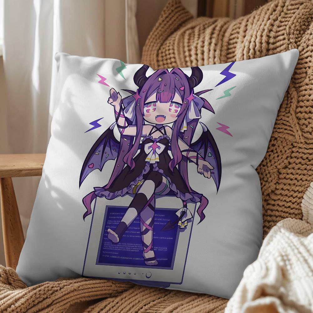 game Yunyun Syndrome Rhythm Psychosis Pillow Case Sofa Living Room Bedroom Headboard Backrest Cushion Square Cushion Nap Time