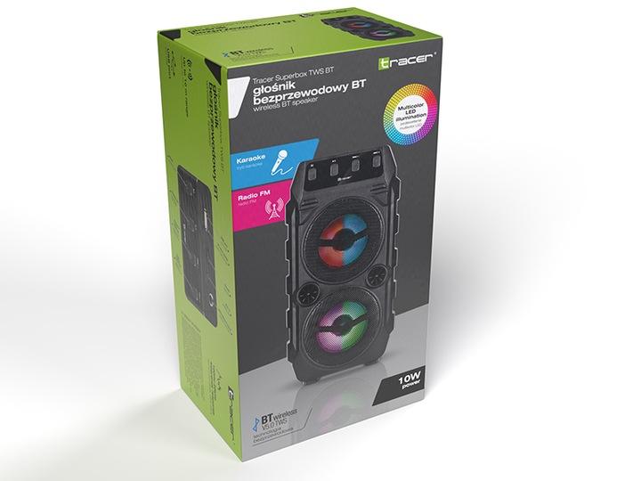 Zestaw Głośnik Bluetooth + Mikrofon + Polskie Karaoke