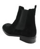 Mellos (Handmade) Square Toe Chelsea Boots - Black Suede