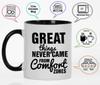 Inkdotpot Great Things Never Came From Comfort Zones 11Oz Ceramic  Coffee  Mug Inspirational Quotes Gift For Employee Boss Coworkers