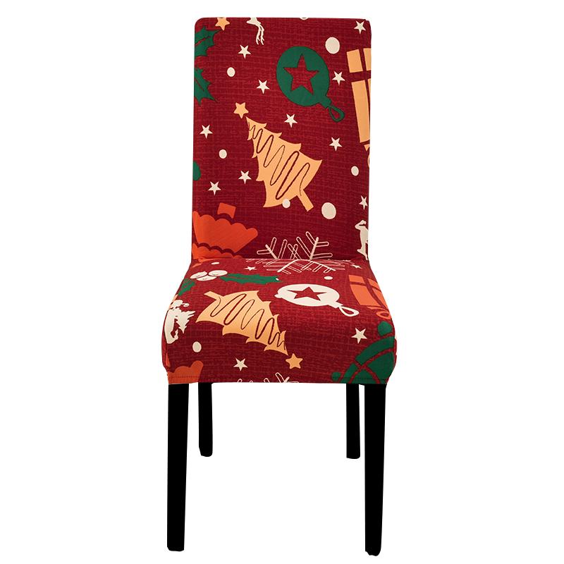 

Різдвяні чохли на стільці для їдальні, кухні, вечірки, готелю, бенкету, ресторану, офісного еластичного чохла на сидіння Housse De Chaise 1 шт. Universal