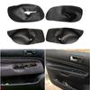 BLACK Interior Door Panel Leather Armrest Trim Cover For VW Jetta Golf MK4 98-05