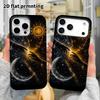 Phone Case: 2D flat design suitable for iPhone 18 17 16 15 14 13 Pro film protective case, couple style, cosmic starry sky, Christmas and Halloween gi