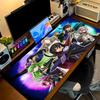 Code Geass All Main Characters Group Anime Mouse Pad, Glow Background Large Gaming Desk Mat for Game Room