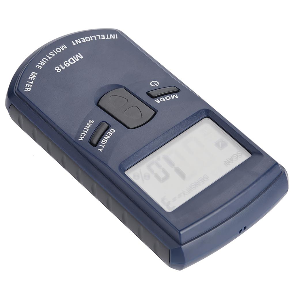 MD918 Digital LCD Inductive Wood Moisture Meter Detector Timber Humidity Tester 4percent 80percent RH