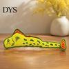 Pet-safe Cat Toys Interactive Fish Kicker Toy, Natural Catnip And Crinkle Paper Boredom Buster for Cats Filled Durable Plush Toy Anxiety Relief