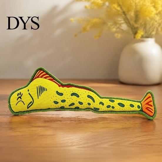 Pet-safe Cat Toys Interactive Fish Kicker Toy, Natural Catnip And Crinkle Paper Boredom Buster for Cats Filled Durable Plush Toy Anxiety Relief