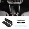 Real Hard Carbon Fiber Center Console Side Sticker Set for Mini Cooper J01 EV E SE 2024