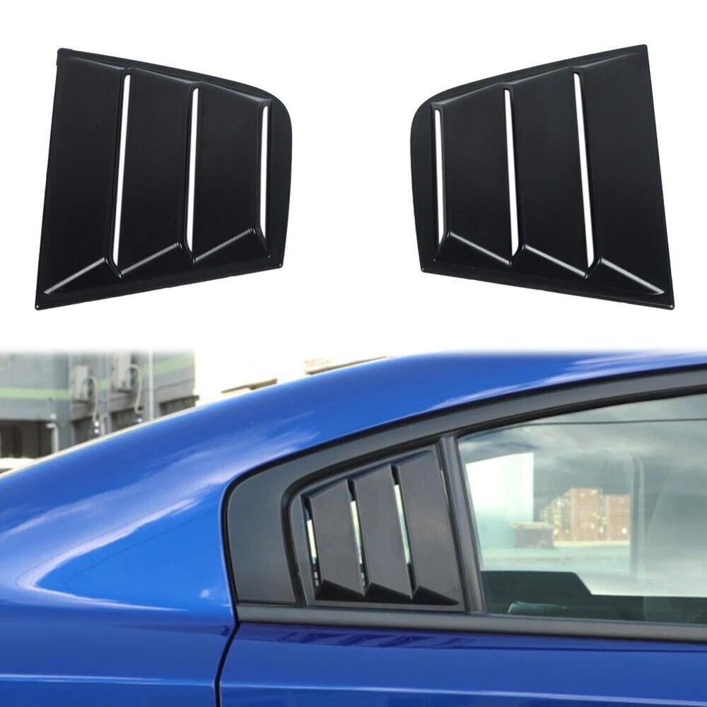 Car Rear Window Louvers Decoration for Dodge Charger 2015-2025 Shutter Scoop Blind Shade Cover Sticker Auto Exterior Accessories