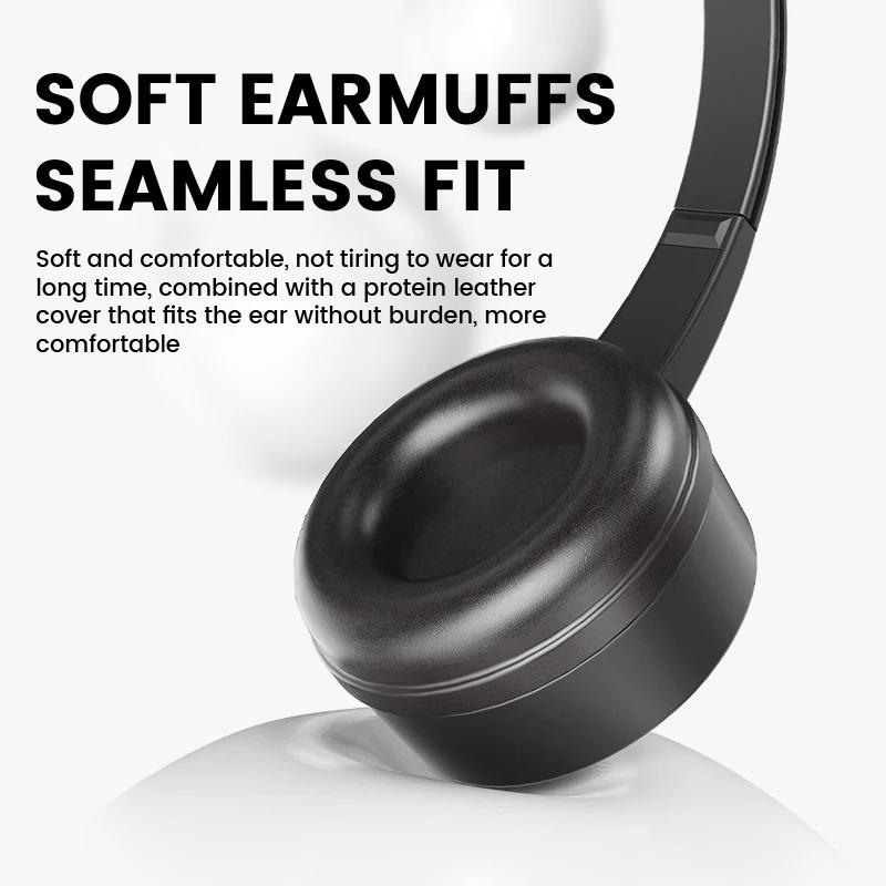 Lenovo E01 Wired Gaming Headphone W/ Rotatable HD Microphone Control Switch Learning Office Earphone Stereo Operator Headset for Online Class