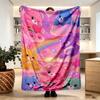 Care Bears Print Blanket - Soft & Comfortable, for Bedroom, Travel, Sofa, Home Decoration - Birthday Christmas Gift for Friend