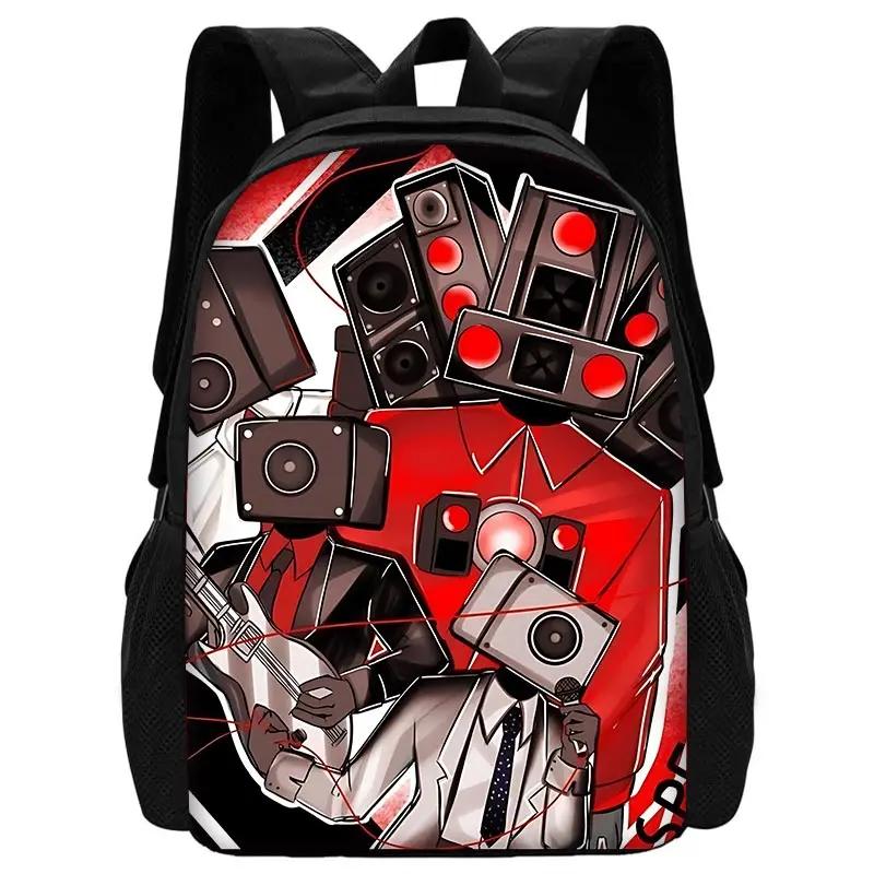 TITAN SPEAKER MAN Child School Backpack With Shoulder Bag Pencil Bags School Bags for Boys Girls Best Gift