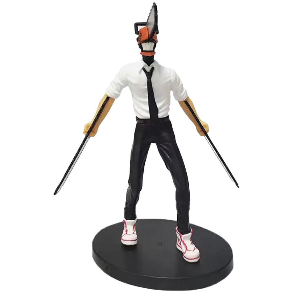 3Pcs Chainsaw Man Denji Anime Figure Denji/Power Action Figure 1560 Chainsaw Man Denji Figurine Adult Collectible Model Doll Toy