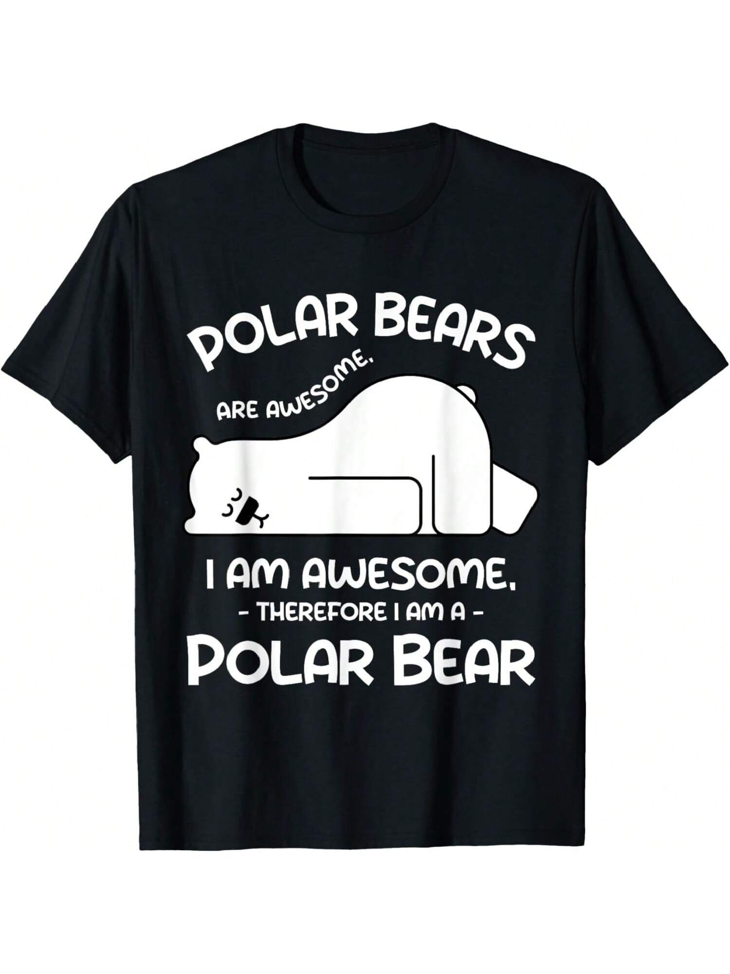 Awesome Cartoon I Am A Polar Bear Shirt For Polar Bear Lover T-Shirt S разноцветный