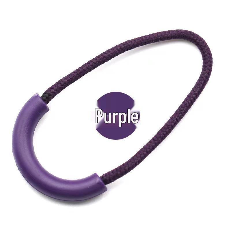U-Shaped Colorful TPU Zipper Pull Tab Rope with Semicircular Puller