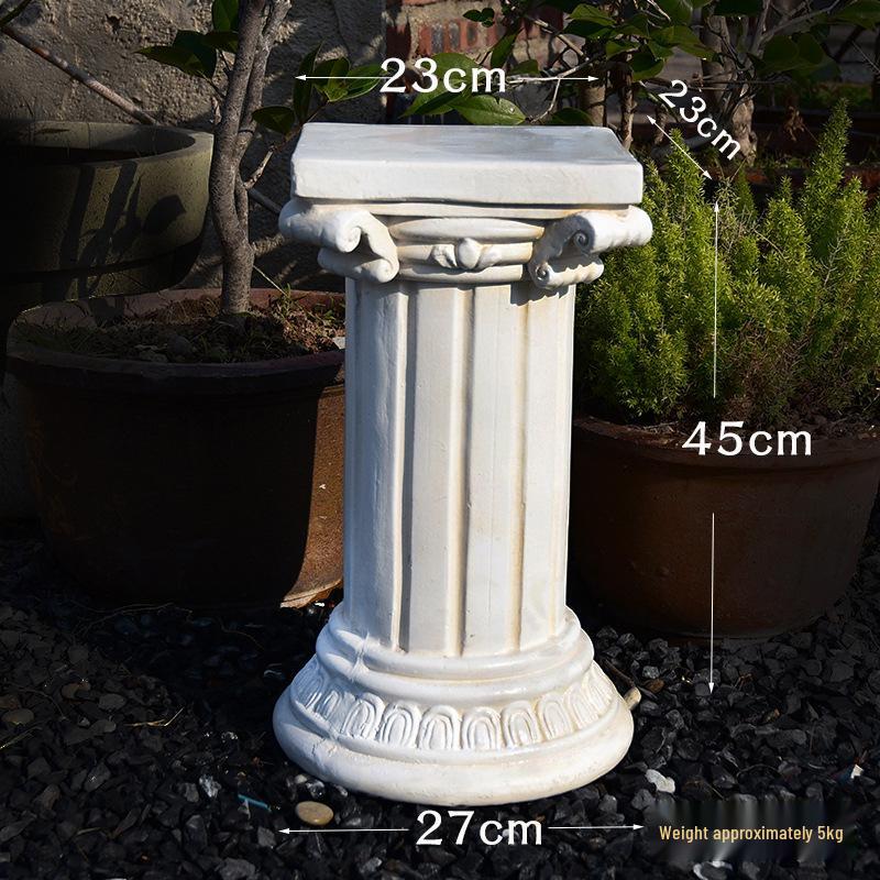 Adornos de Jardín de Columna Romana Retro Europeos: Base para maceta y Exhibición de boda
