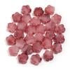 30pcs/lot Flower Shape Acrylic Beads Dual Color Big Hole Loose Spacer Beads For Jewelry Making DIY Fashion Bracelet Phone Chains