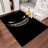 Dark Grinning Face Art Carpet suitable as a non-slip mat for the living room or bedroom sofa