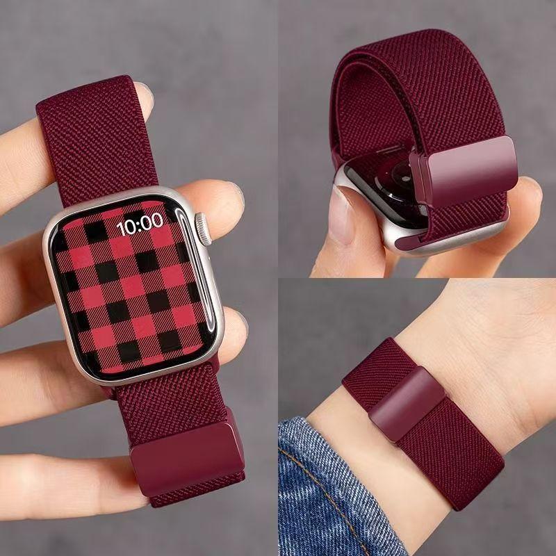 Sportarmband für Apple Watch Armband 46mm 44mm 40mm 42-38-41mm 45mm Atmungsaktives Armband iWatch Serie 10 9 8 7 6 SE 5 3 Ultra 2 49mm