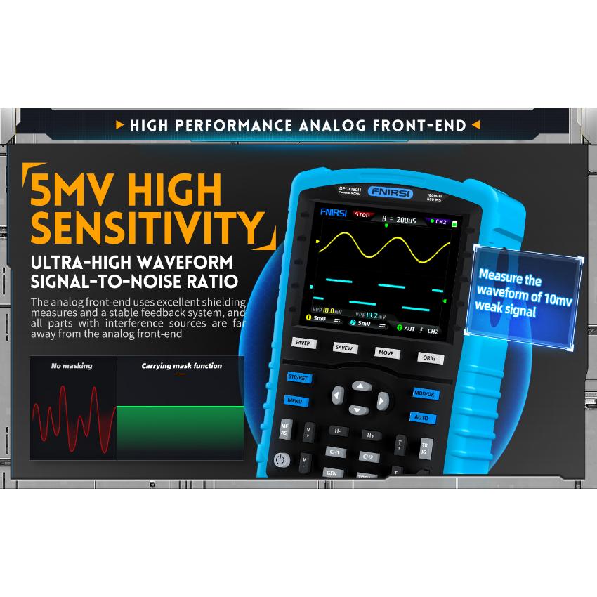 осциллограф fnirsi dpox180h