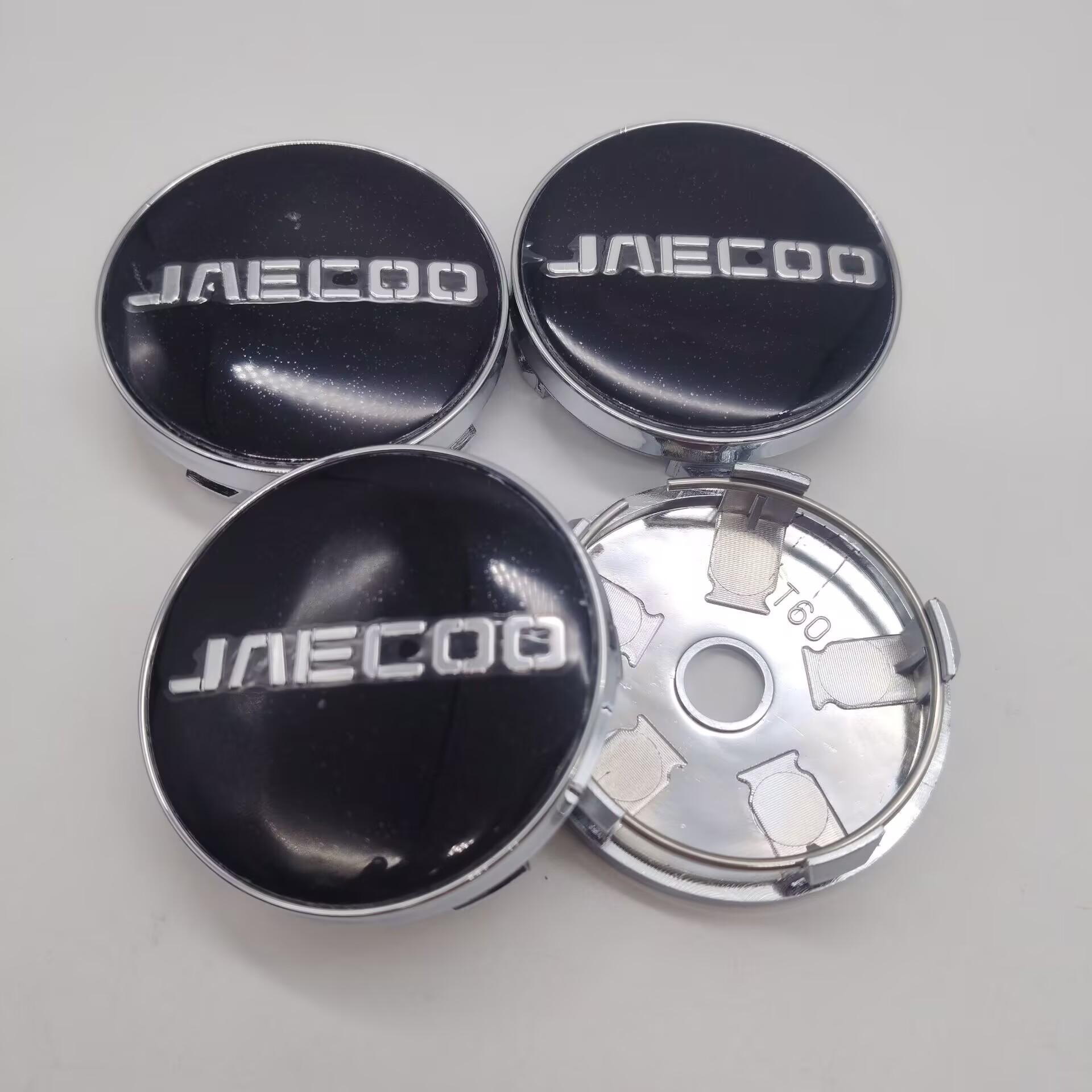 

4Pcs/lot 60mm 56mm(I.D) JAECOO Logo Car Wheel Center Hub Caps Car Styling Emblem Badge Wheel Center Cap Label Auto Accessories for JAECOO&4pcs 60mm Cap