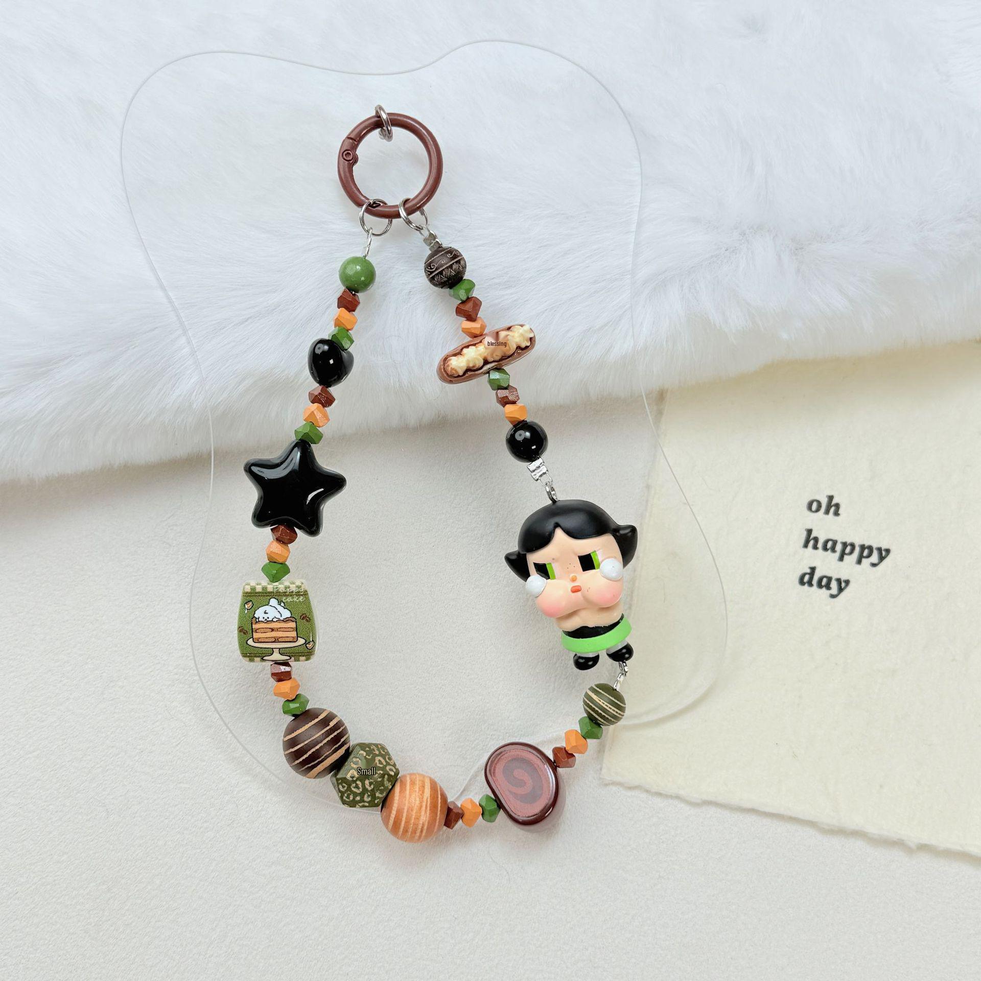 Customizable Crying Baby Doll Charm: Long Phone Chain, Backpack Accessory & DIY Phone Case Pendant