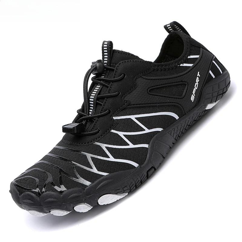 Schnelltrocknende Strandwatschel-Sneaker Atmungsaktive Unisex-Wassersport-Schuhe Rutschfeste Wasserschuhe zum Surfen Tauchen Canyoning