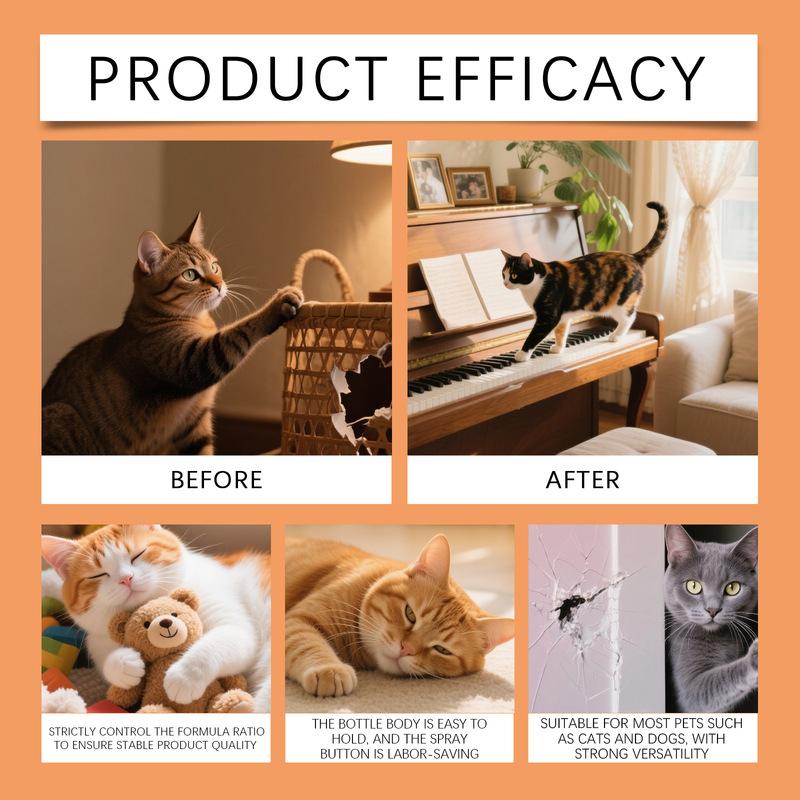 50ml Pet Training Spray For Attractant Furniture Protection Stop Cats Biting Scratching Gentle Safe Effective Pet Training Spray