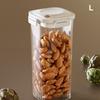 Vacuum Sealed Tank Plastic Vacuum Coffee Beans Jar Kitchen Cereals Storage Box Moisture-proof Fresh-keeping Tea Canister+