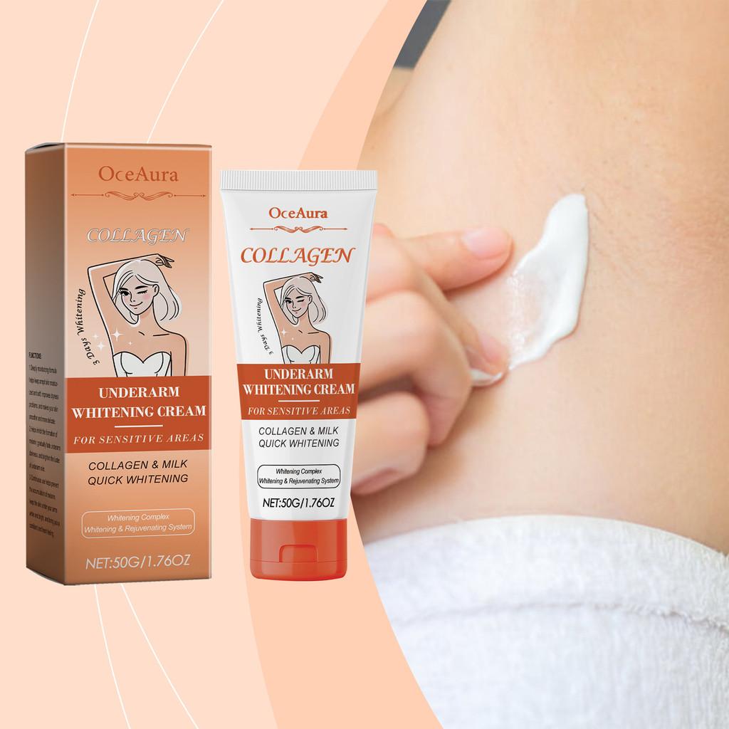 Whitening Underarm Oceaura Cream For Targeting Dark Areas And Enhancing Skin Brightness