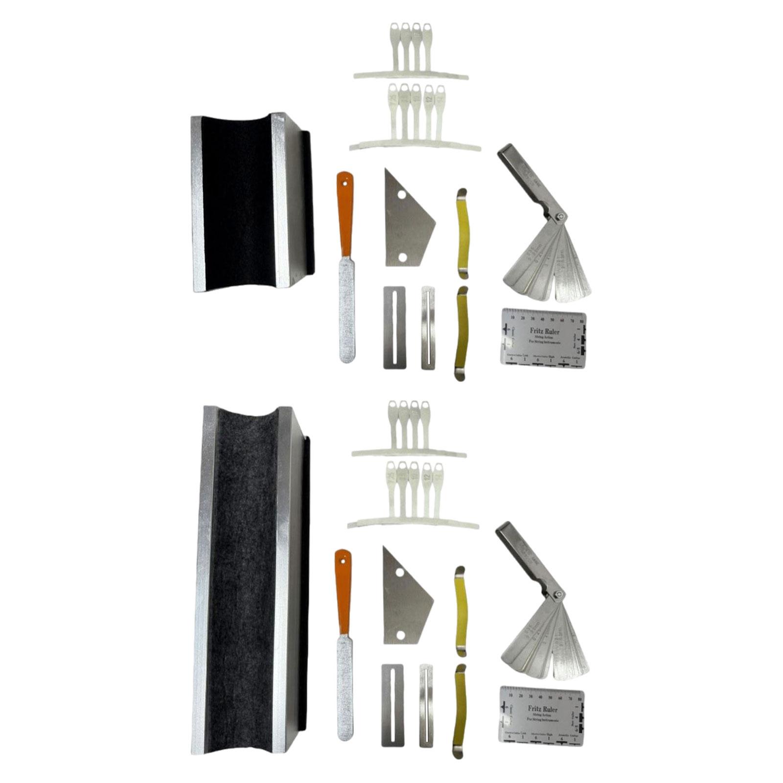 

Electric Guitar Repair Set Professional Handle File Set Repair Parts Premium 13cmx7cmx6.8cm