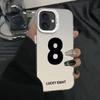 The new lucky number is suitable for iphone16 mobile phone case Apple 15promax/14 anti-drop 13pro12 Europe and America