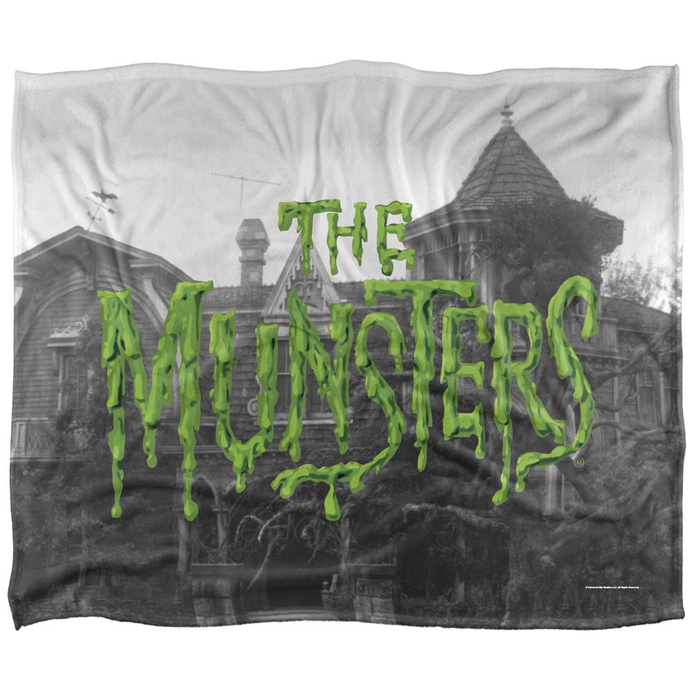 The Munsters Silky Logo Supersoft Blanket