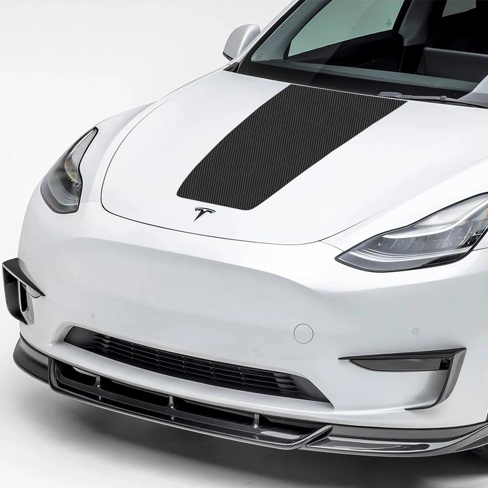 Car Hood Cover Stickers For Tesla Model 3 Y Waterproof Vinyl Decal Sticker Custom Car Sticker Auto Exterior Car Accessories