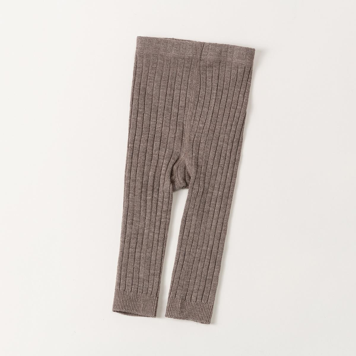 

New Spring And Autumns Elastic Tights For Girls, Nine-point Leggings 100 светло-коричневого