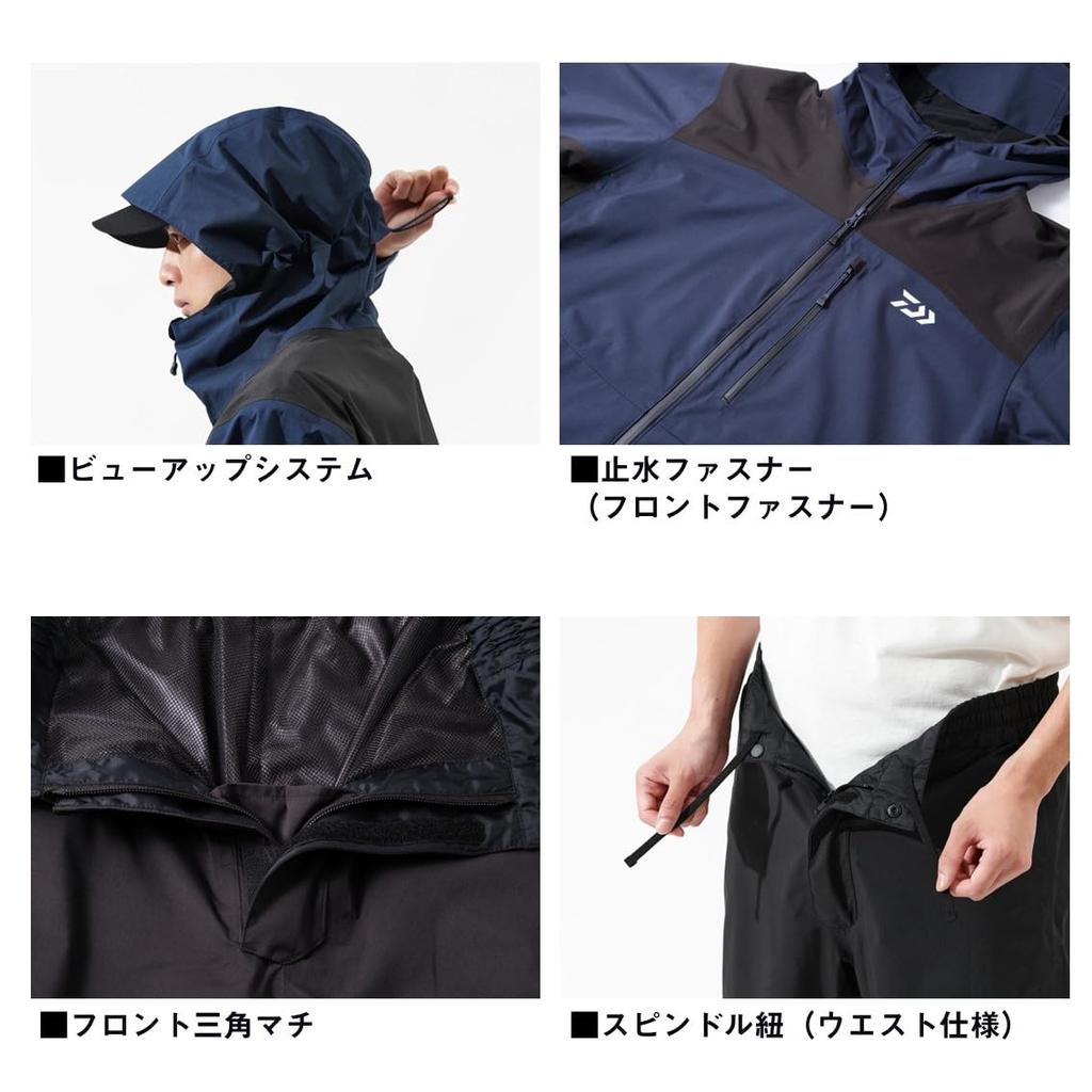 Rain suit Navy XL [Daiwa] 25DR-3625